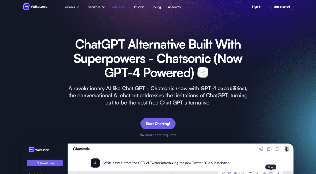 best ChatGPT Alternatives